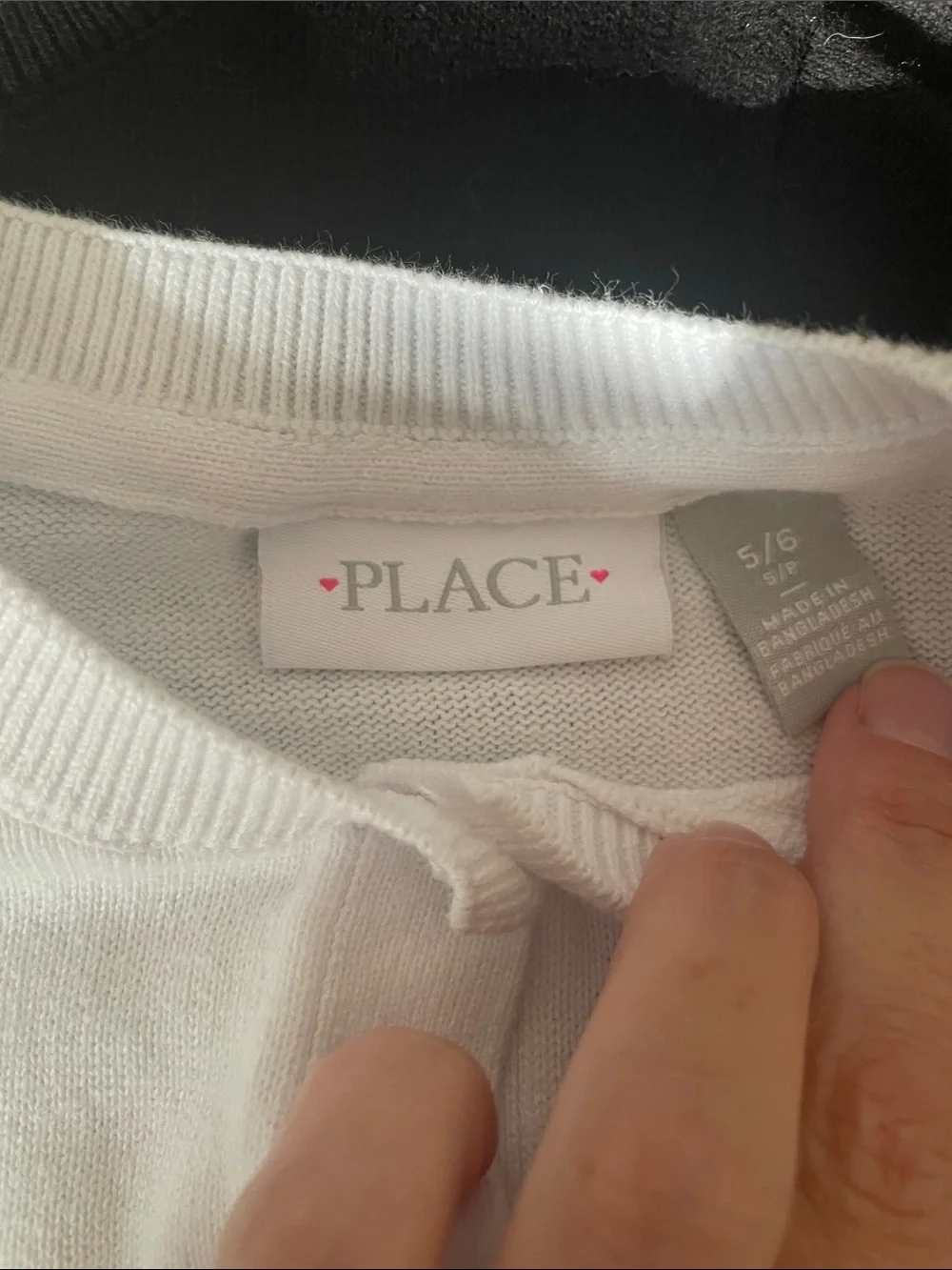 Set of 2 The Children's Place Girls' Crewneck Cardigan Sweater - White & Black